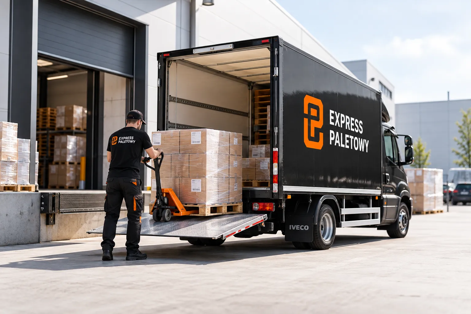 Palety i towary na paletach — transport Wrocław